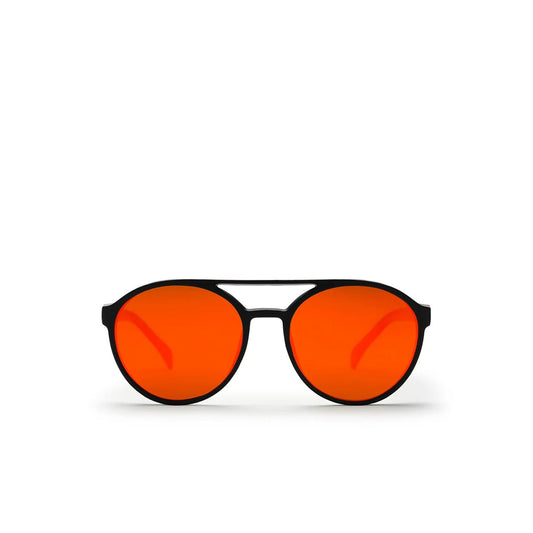Chpo Rickard Sunglasses Black/Red Mirror Polarized  - 16132QD