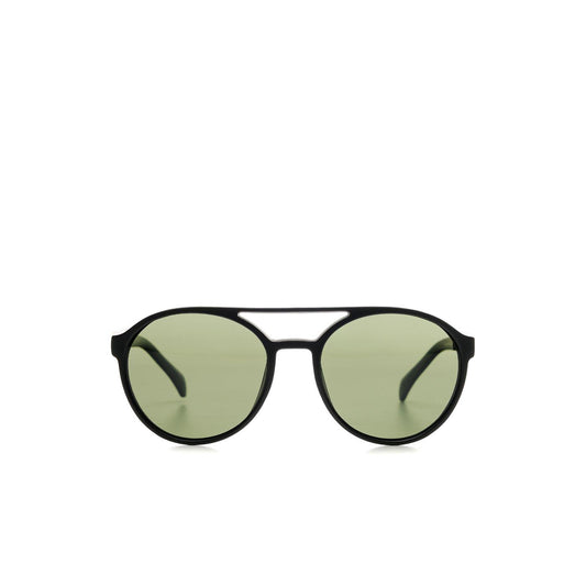 Chpo Rickard Sunglasses Matte Black/Green Polarized  - 16132QQ