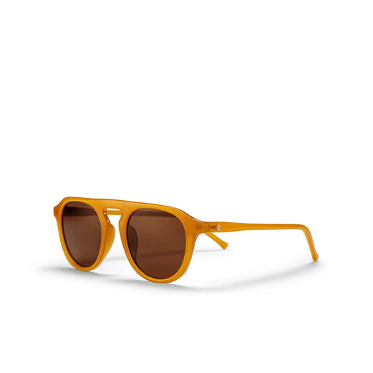 Chpo Hudson Sunglasses Mustard/Brown  - 16134HA