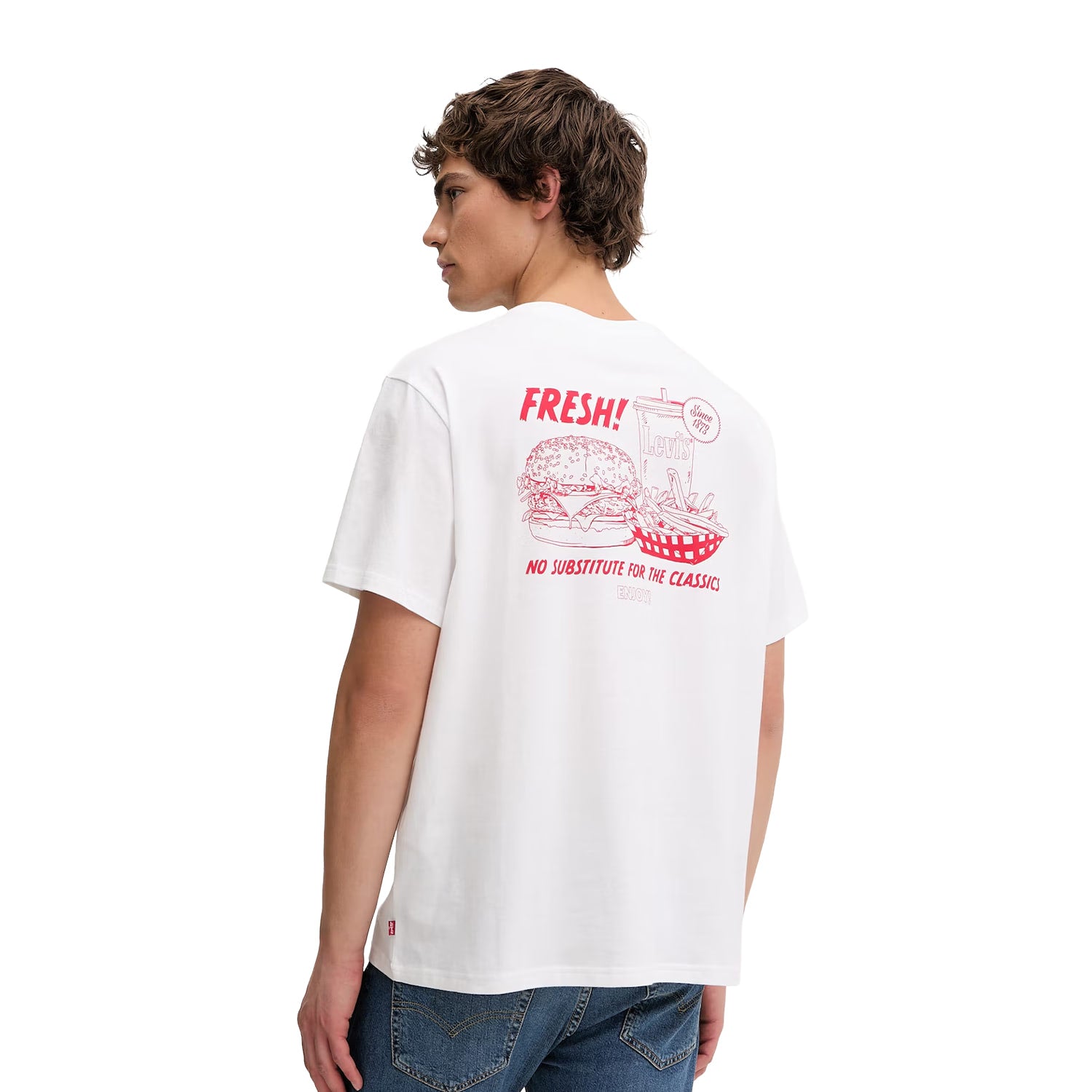 Levis SS Relaxed Fit Tee LS Fresh White Plus  - 16143-2462