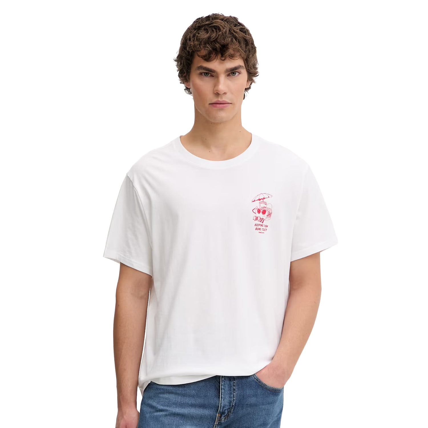 Levis SS Relaxed Fit Tee LS Fresh White Plus  - 16143-2462