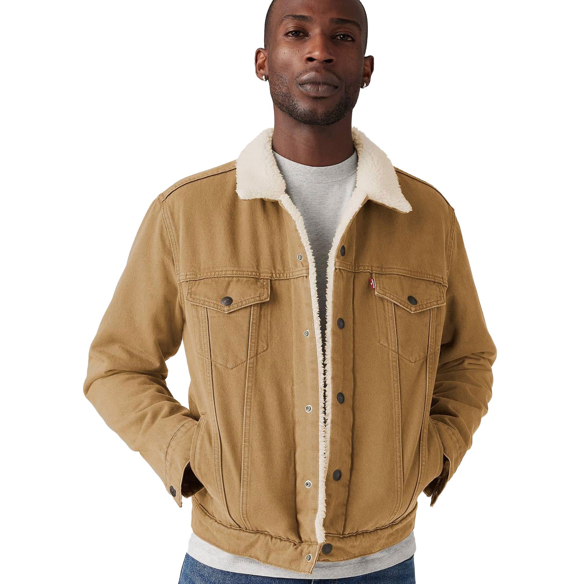 Levis Type 3 Sherpa Trucker Jacket Ermine  - 16365-0305