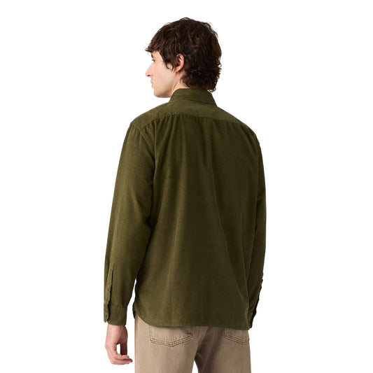 Levis Jackson Worker Corduroy Overshirt Olive Night  - 19573-0300