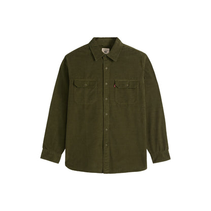 Levis Jackson Worker Corduroy Overshirt Olive Night  - 19573-0300