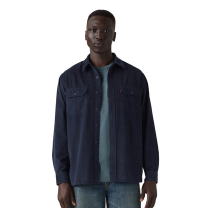 Levis Jackson Worker Corduroy Overshirt Nightfall Navy  - 19573-0326