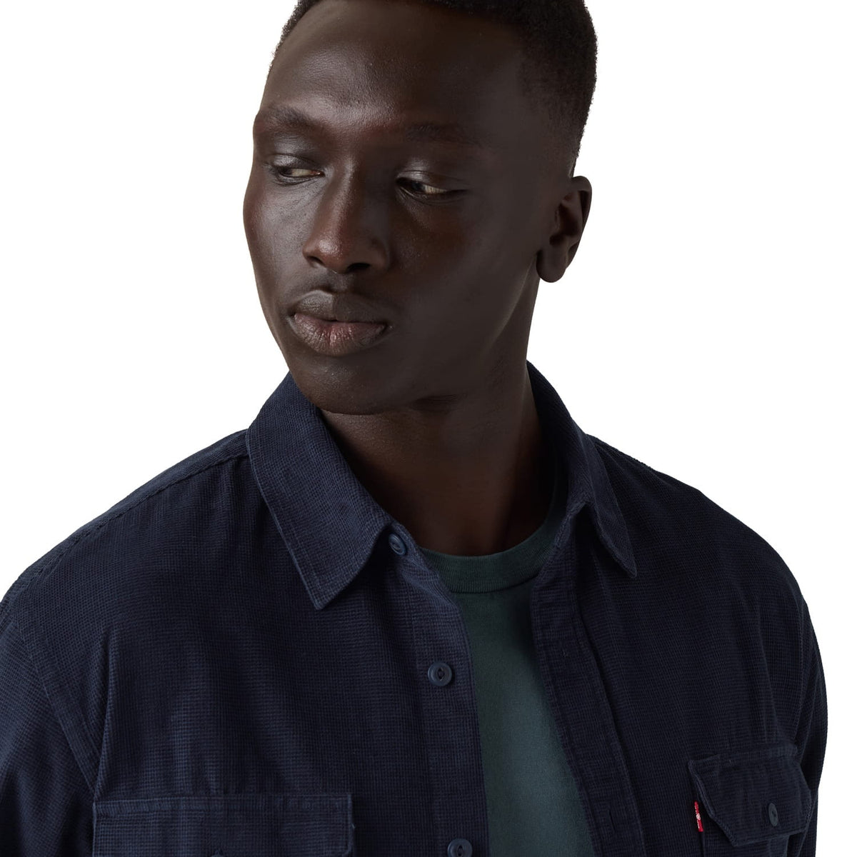 Levis Jackson Worker Corduroy Overshirt Nightfall Navy  - 19573-0326