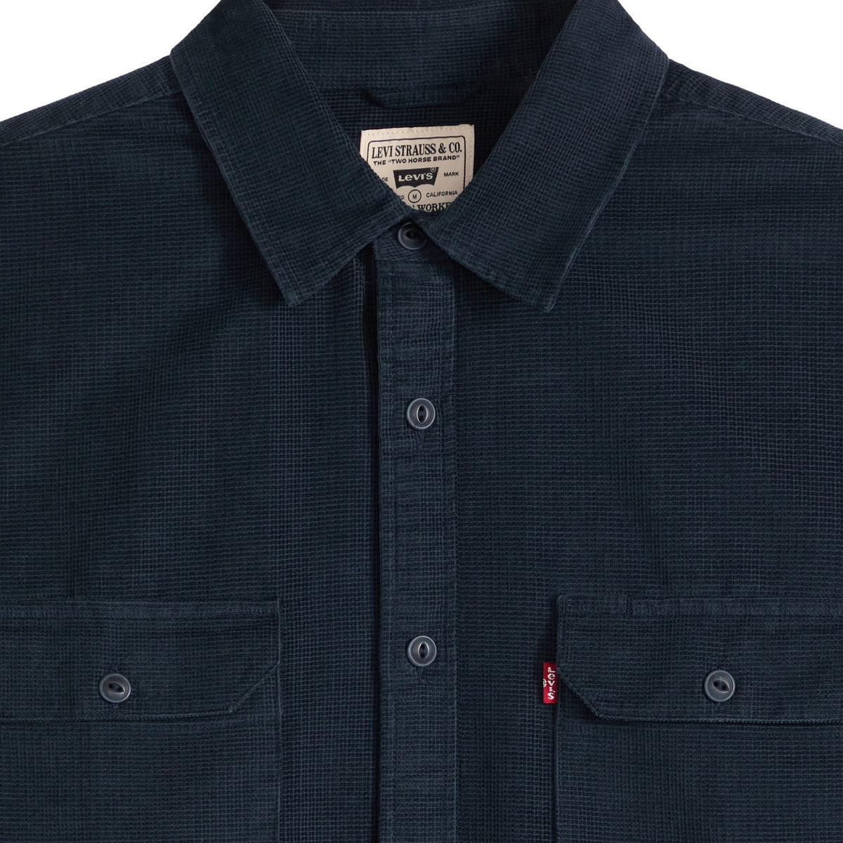 Levis Jackson Worker Corduroy Overshirt Nightfall Navy  - 19573-0326
