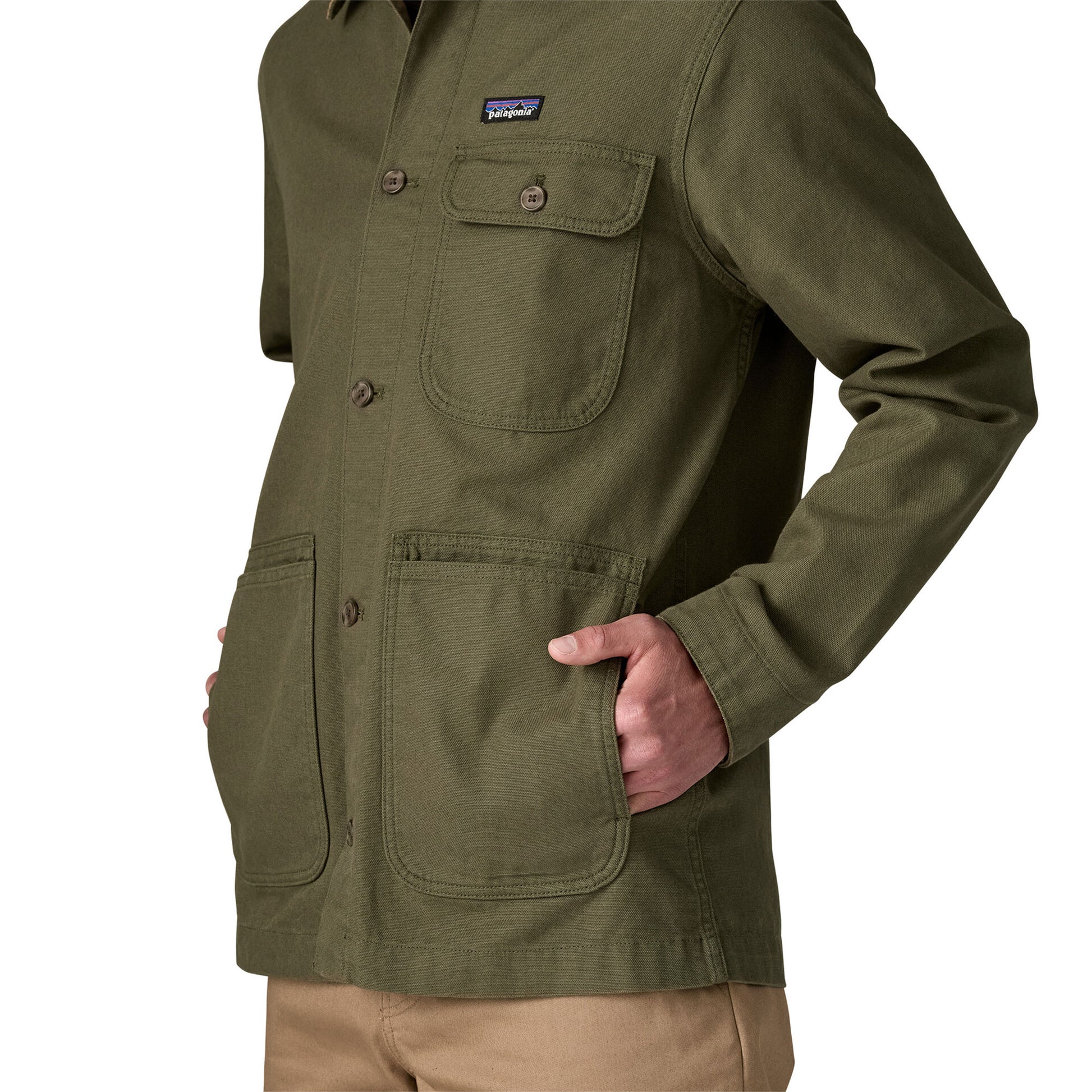 Patagonia Point Reyes Canvas Jacket Basin Green  - 20250-BSNG