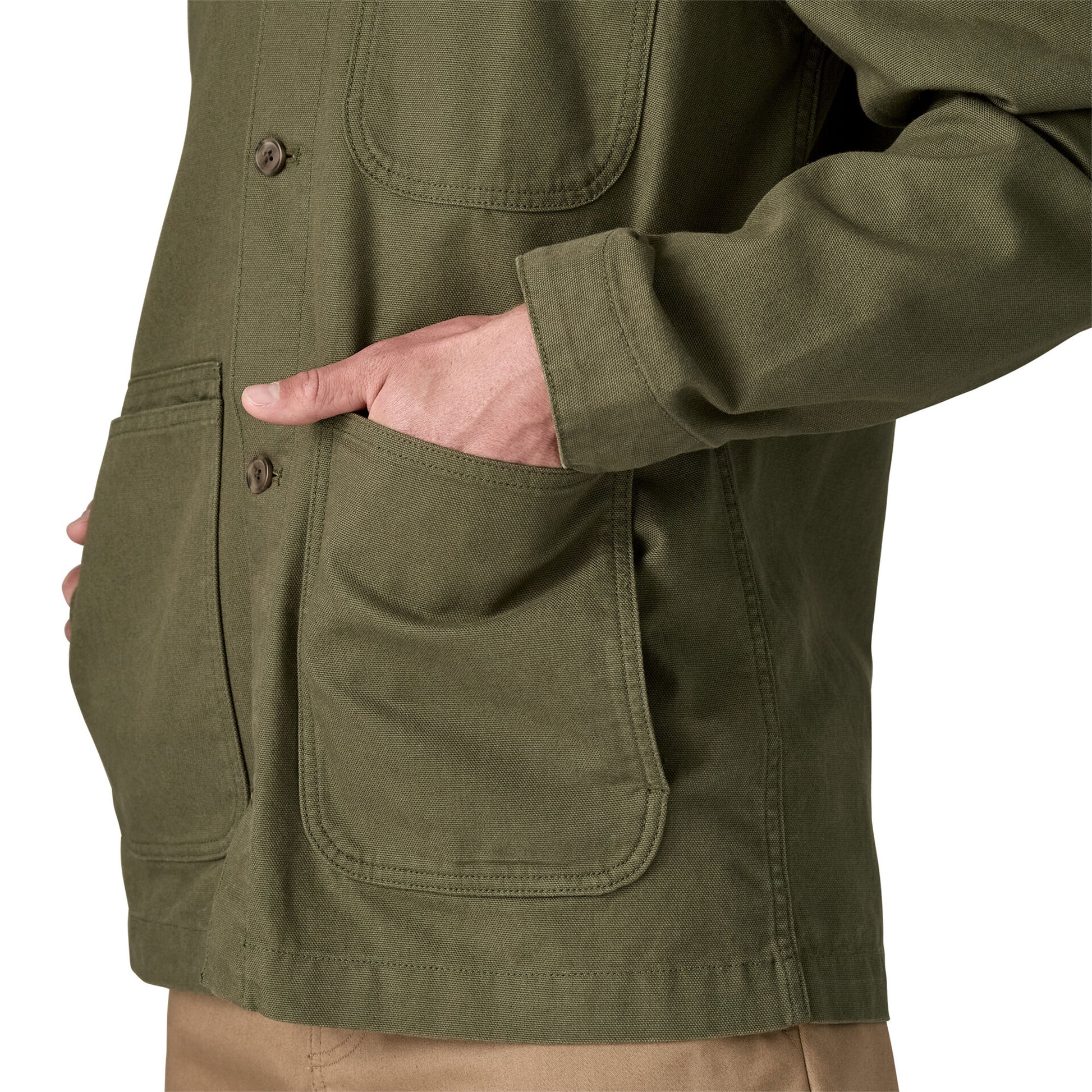 Patagonia Point Reyes Canvas Jacket Basin Green  - 20250-BSNG