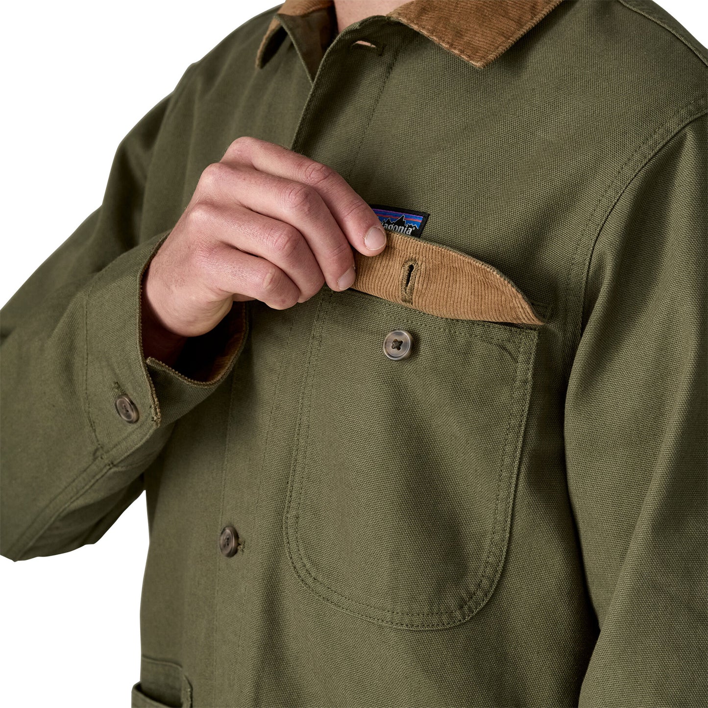 Patagonia Point Reyes Canvas Jacket Basin Green  - 20250-BSNG
