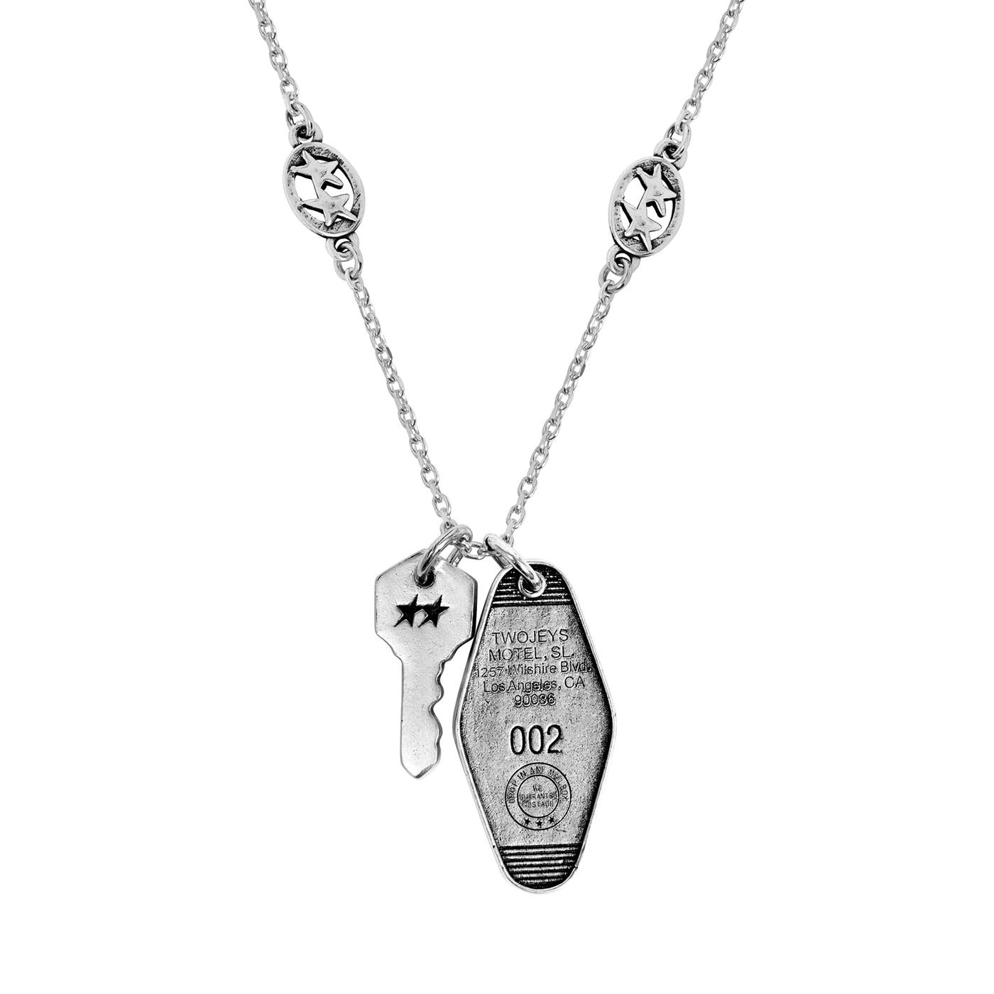 TwoJeys Motel Necklace Silver  - 20390500152