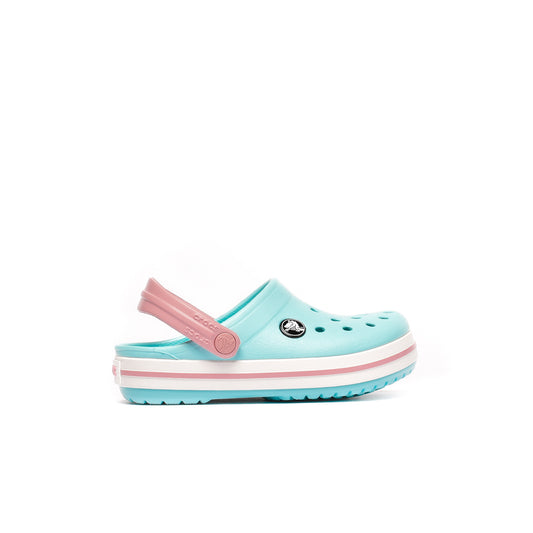 Crocs Kids Crocband Clog Ice Blue/White  - 2045374S3