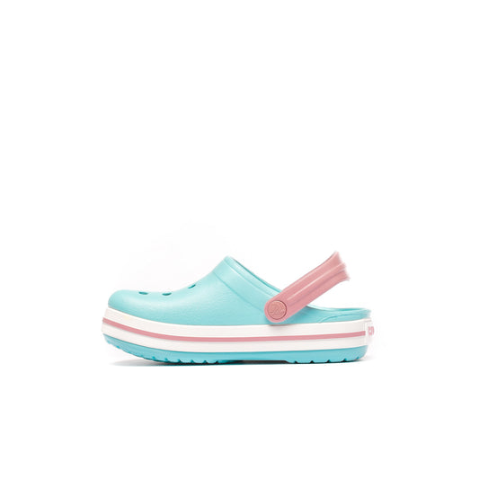 Crocs Kids Crocband Clog Ice Blue/White  - 2045374S3