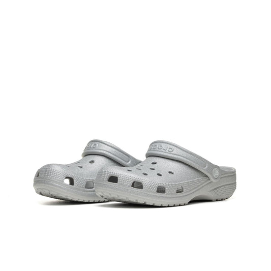 Crocs Classic Glitter Clog Silver Glitter  - 205942-0IC