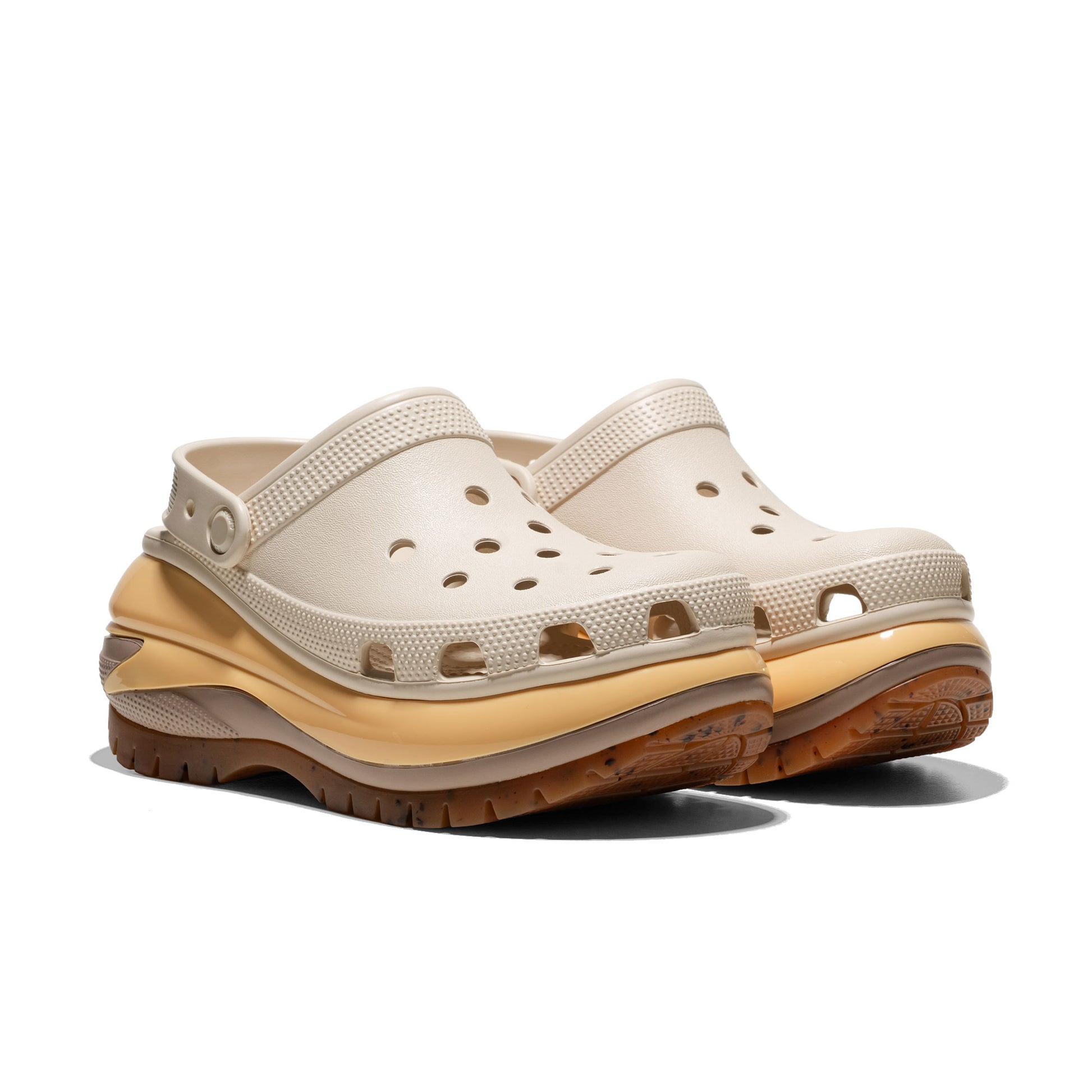 Crocs Mega Crush Clog Almond Tint/Multi  - 207988-0LM