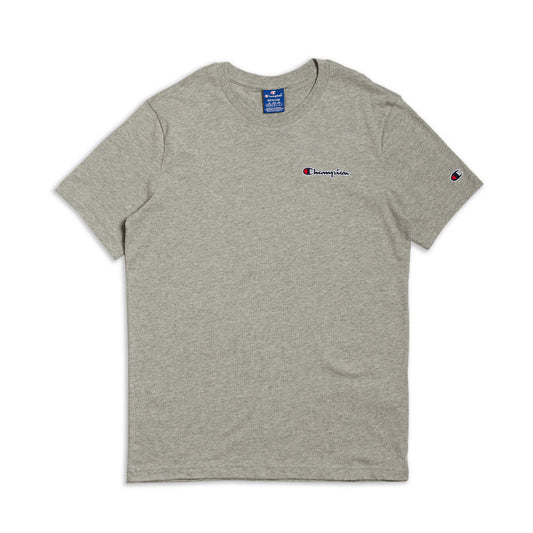 Champion Rochester Satin Stitch Small Script Logo T-Shirt  - 214727EM031