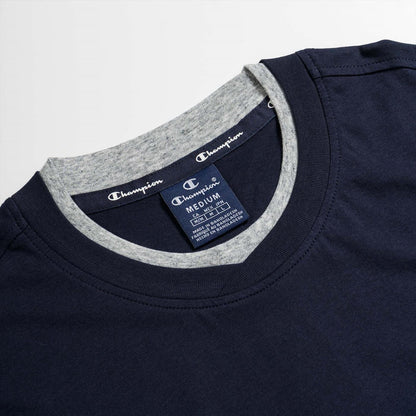 Champion Crewneck T-Shirt Navy  - 216585BS501