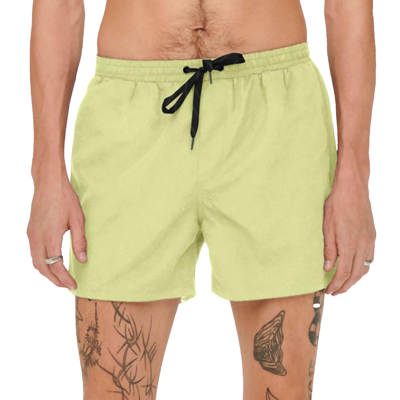 Only & Sons Ted Life Swim Short Sunny Lime  - 22021832SL