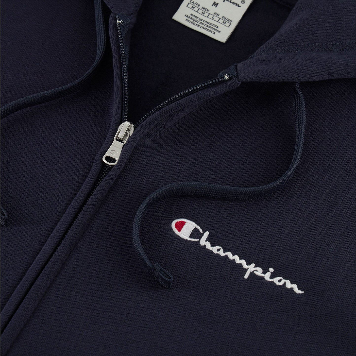 Champion Full Zip Hoodie Sweatshirt Navy  - 220260-BS501