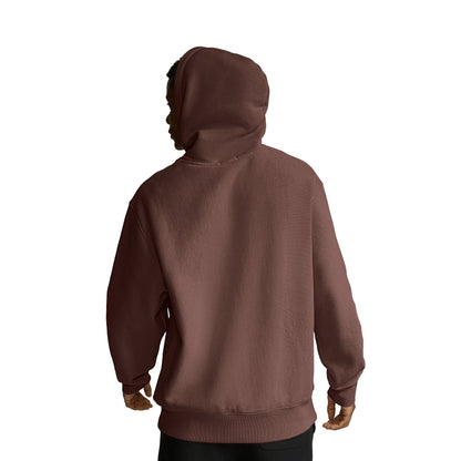 Champion Small Embroidered Logo Icon Hoodie Chocolate  - 221790-MS570