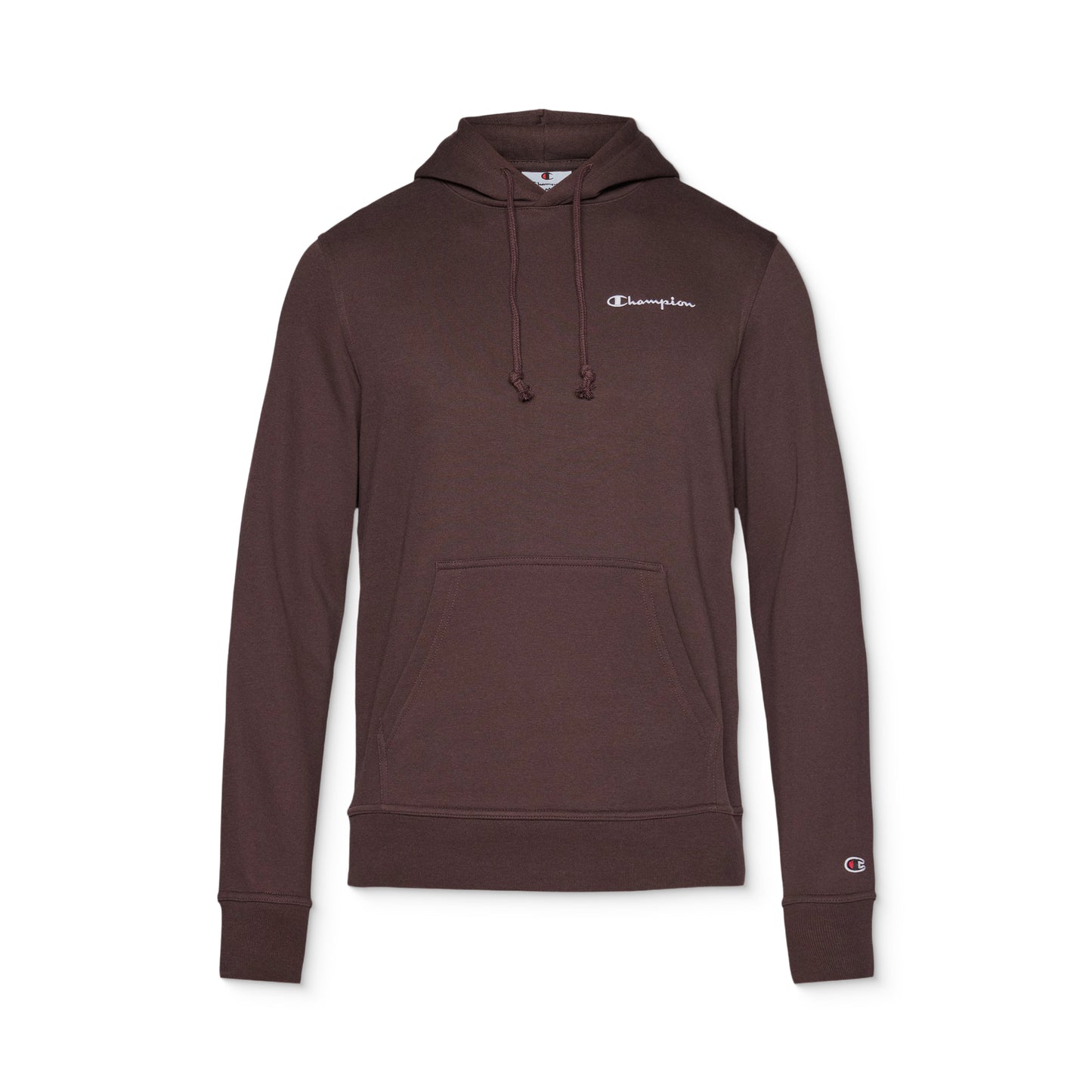 Champion Small Embroidered Logo Icon Hoodie Chocolate  - 221790-MS570