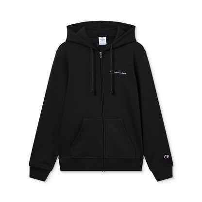 Champion Full Zip Fleece Hoodie Icons Black  - 221794-KK001
