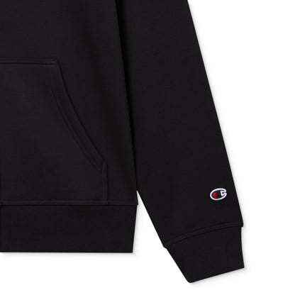 Champion Full Zip Fleece Hoodie Icons Black  - 221794-KK001