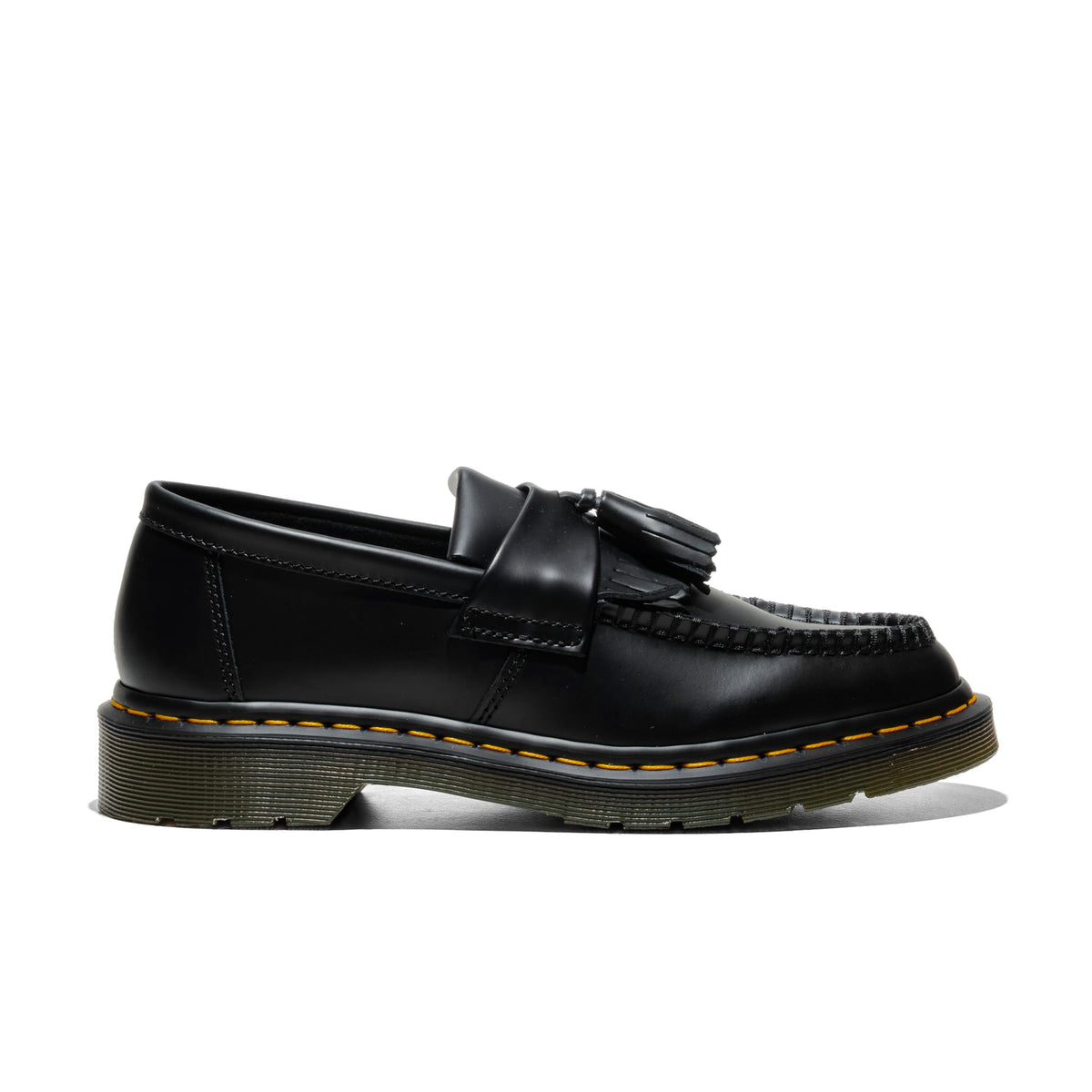 Dr. Martens Adrian YS Smooth Leather Tassle Loafers Black  - 22209001