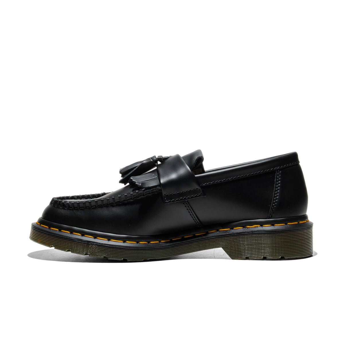 Dr. Martens Adrian YS Smooth Leather Tassle Loafers Black  - 22209001