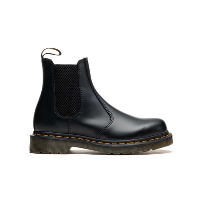 Dr. Martens 2976 Yellow Stitch Smooth Leather Chelsea Boots