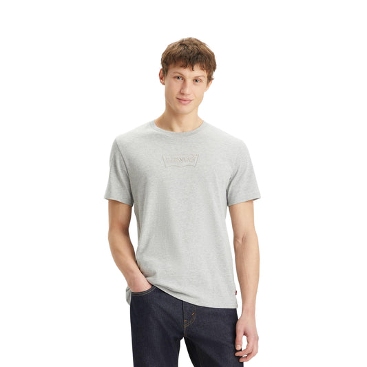 Levis Graphic Crewneck Tee Corded Batwing Medium Heather  - 22491-1590