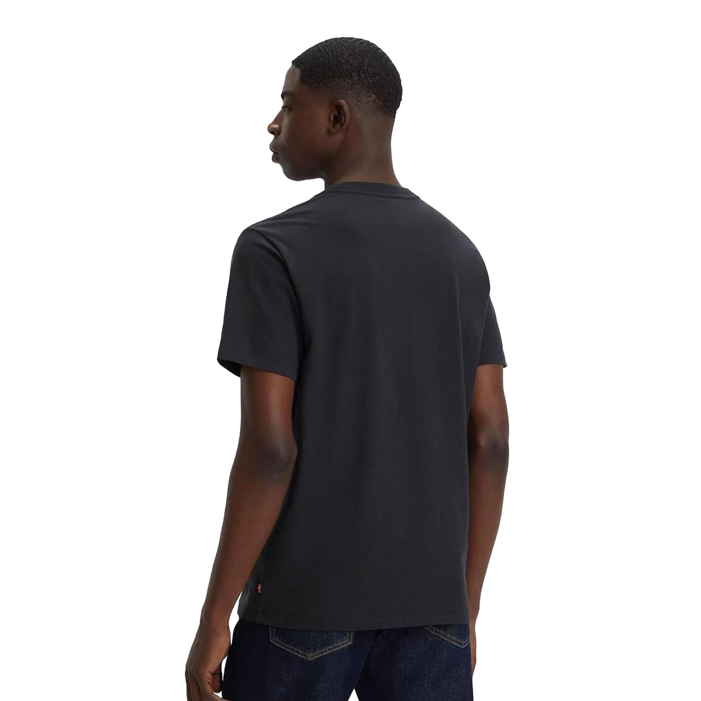 Levis Graphic Crewneck Tee Corded Batwing Caviar  - 22491-1591