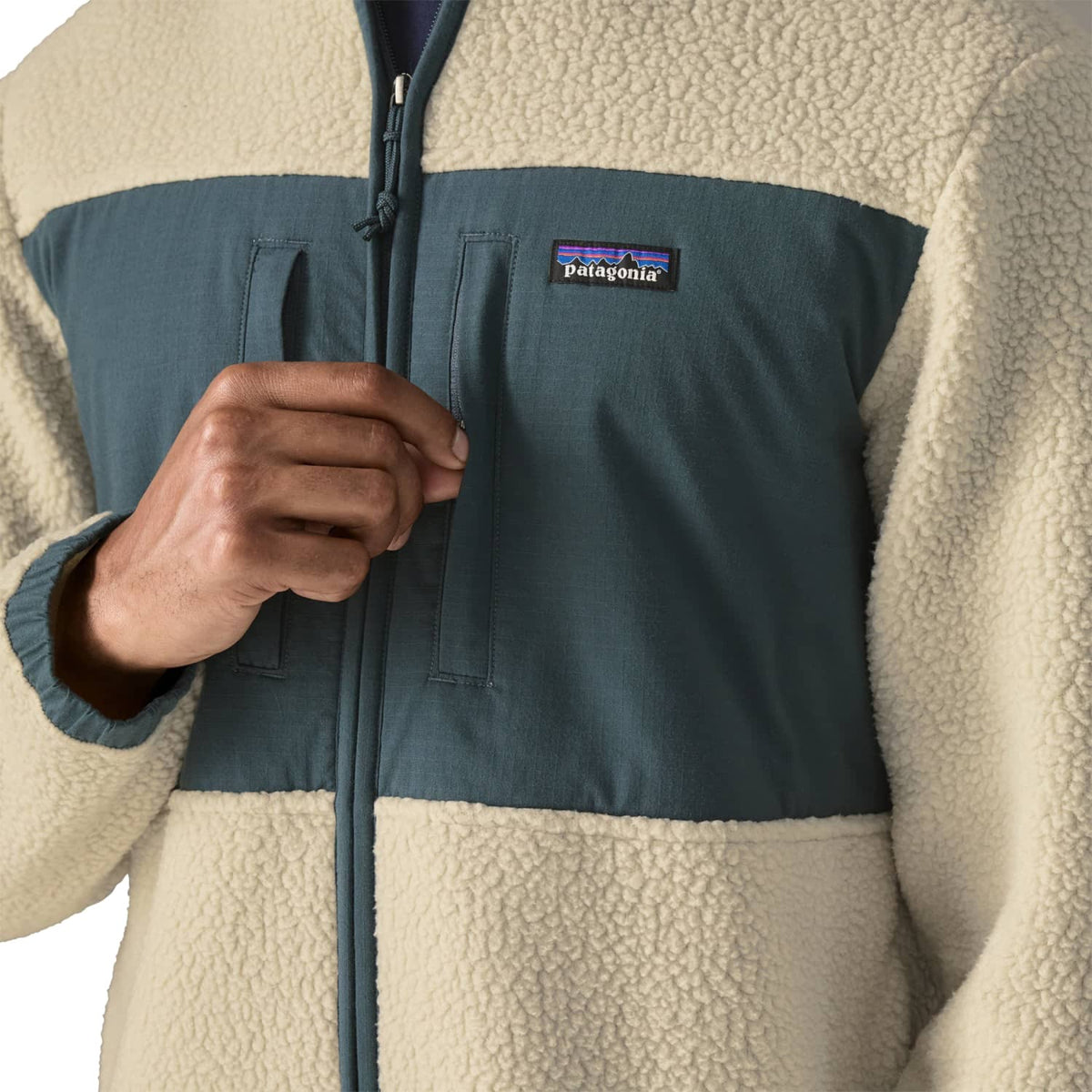 Patagonia Retro Pile Fleece Patch Jacket Pelican  - 22780-PLCN