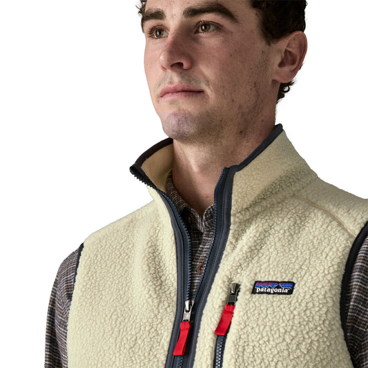 Patagonia Retro Pile Vest Pelican/Smolder Blue  - 22821-PNSM