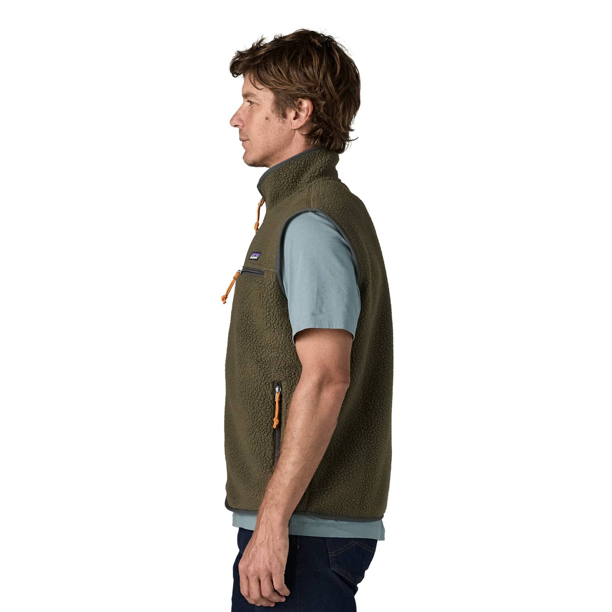 Patagonia Retro Pile Fleece Vest Basin Green  - 22822-BSNG
