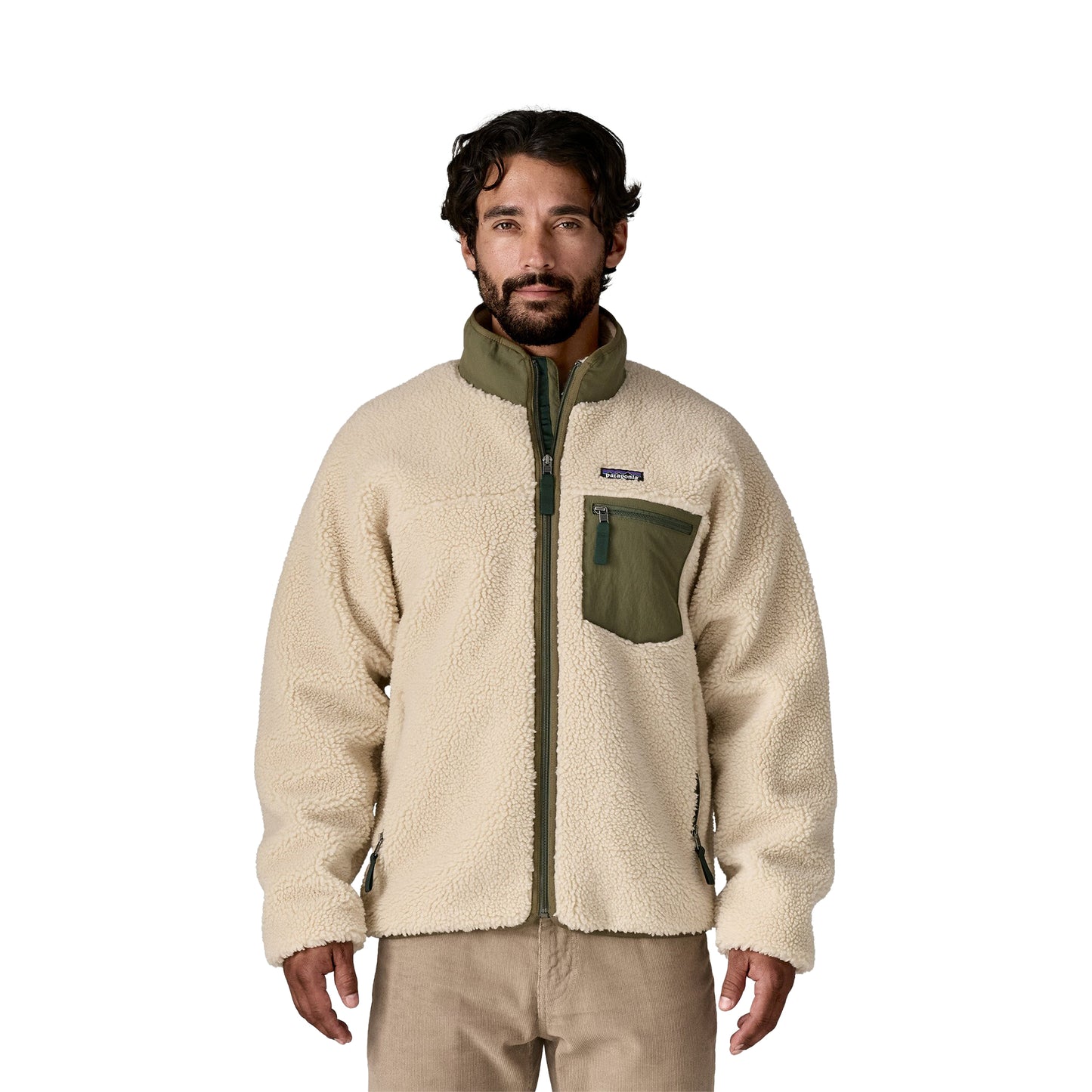 Patagonia Classic Retro-X Jacket Dark Natural/Basin Green  - 23057-DNBA