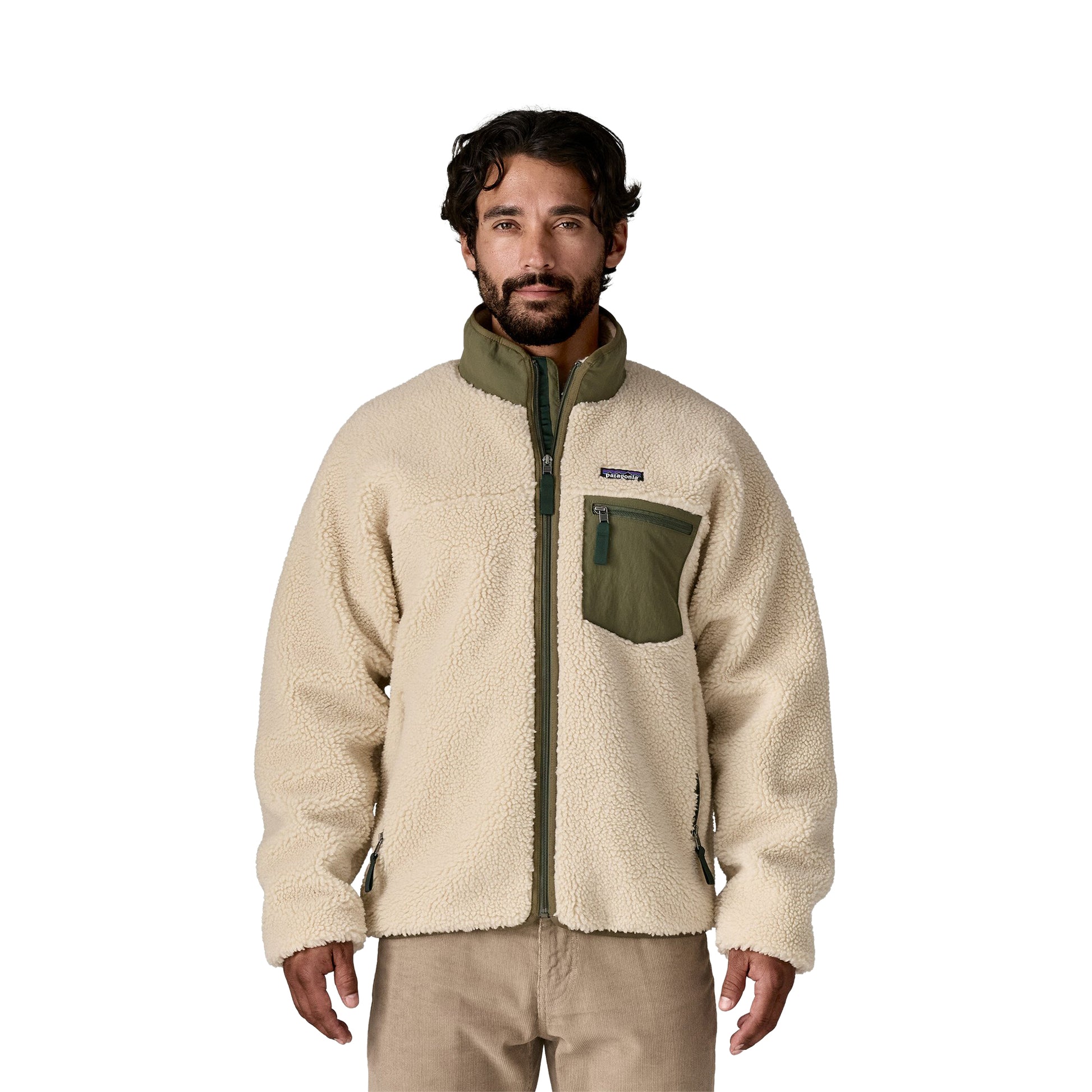 Patagonia Classic Retro-X Jacket Dark Natural/Basin Green  - 23057-DNBA