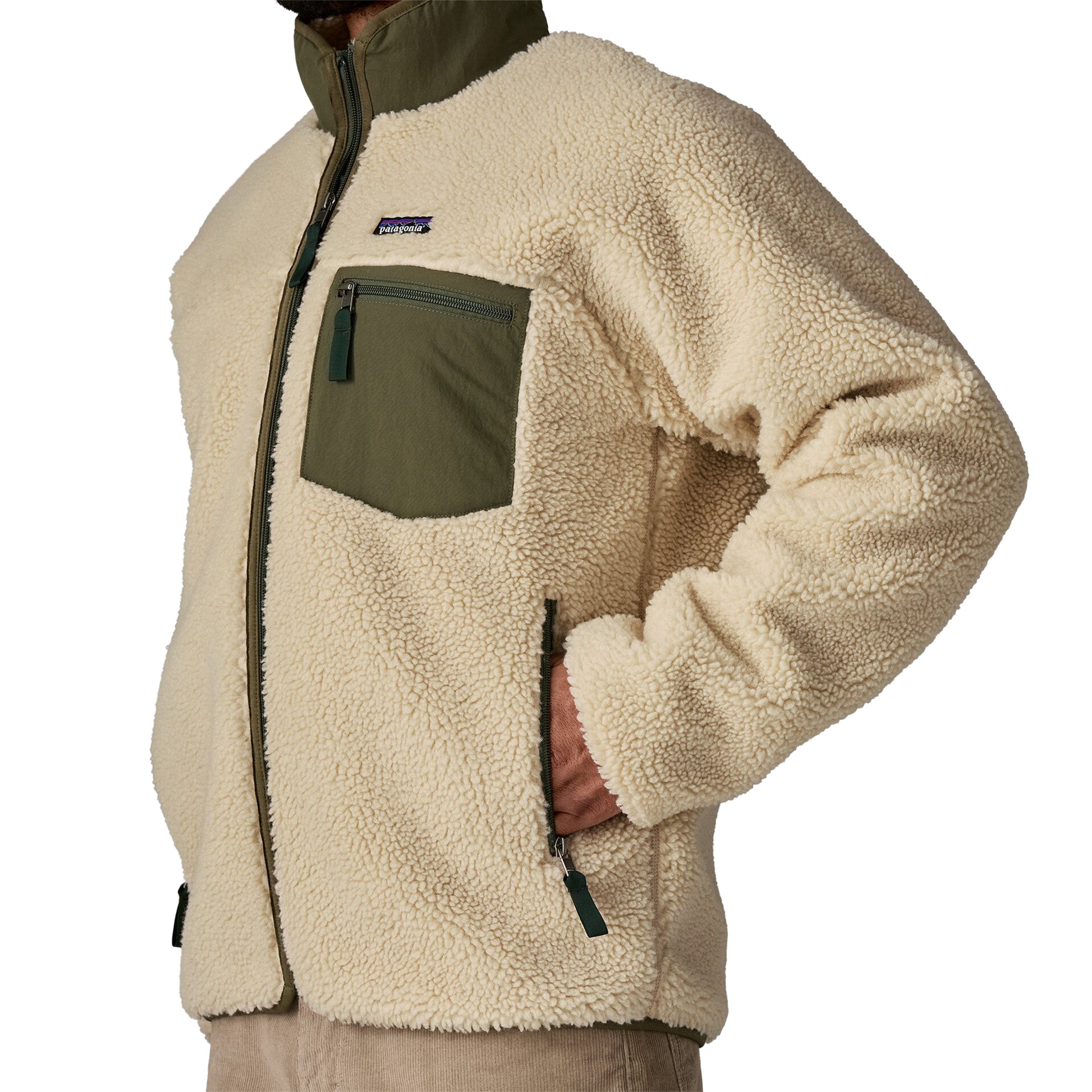 Patagonia Classic Retro-X Jacket Dark Natural/Basin Green  - 23057-DNBA