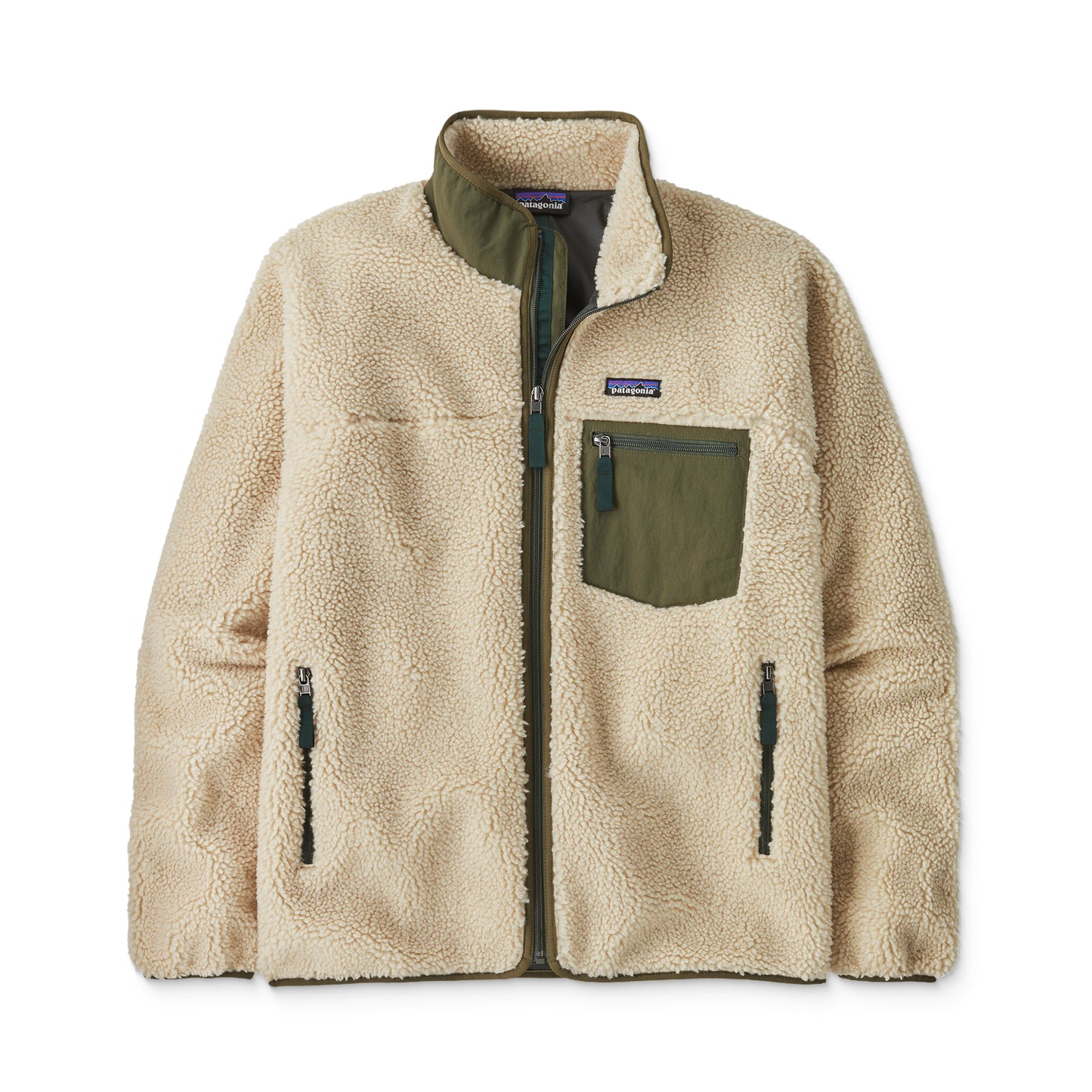 Patagonia Classic Retro-X Jacket Dark Natural/Basin Green  - 23057-DNBA