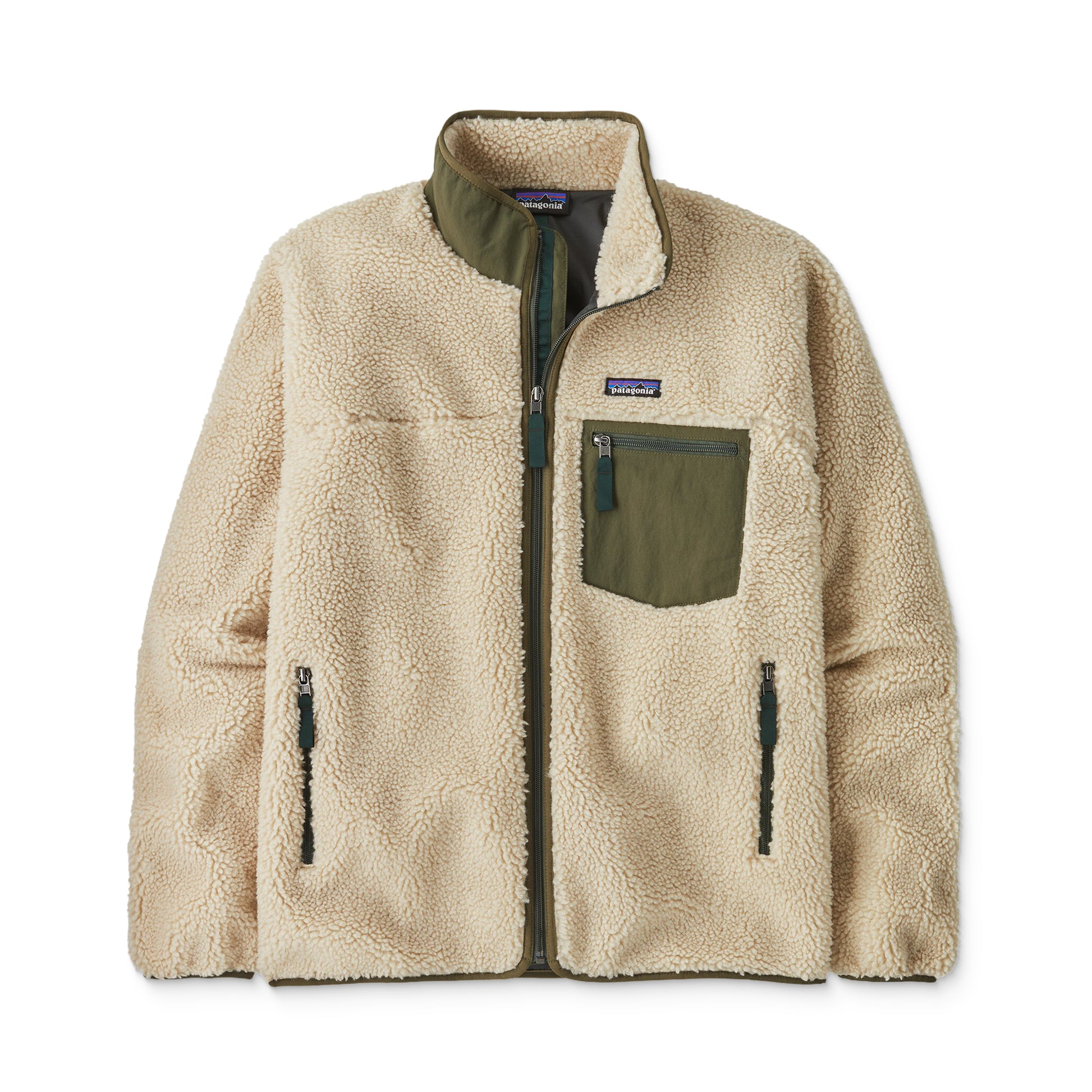 Patagonia Classic Retro-X Jacket Dark Natural/Basin Green  - 23057-DNBA