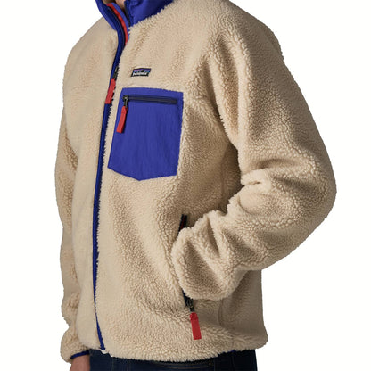 Patagonia Classic Retro-X® Fleece Jacket Dark Natural/Cobalt  - 23057-DNLC