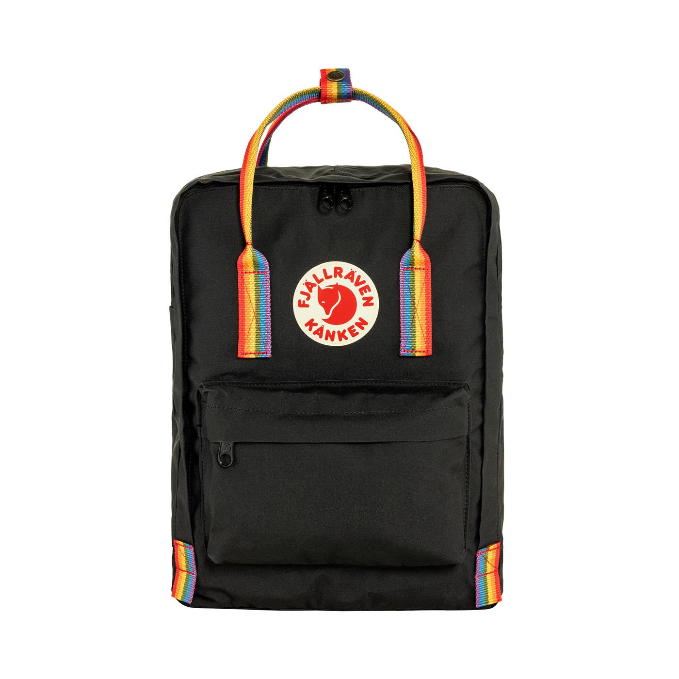 Fjällräven Kanken Rainbow Black/Rainbow Pattern  - 23620-550-907