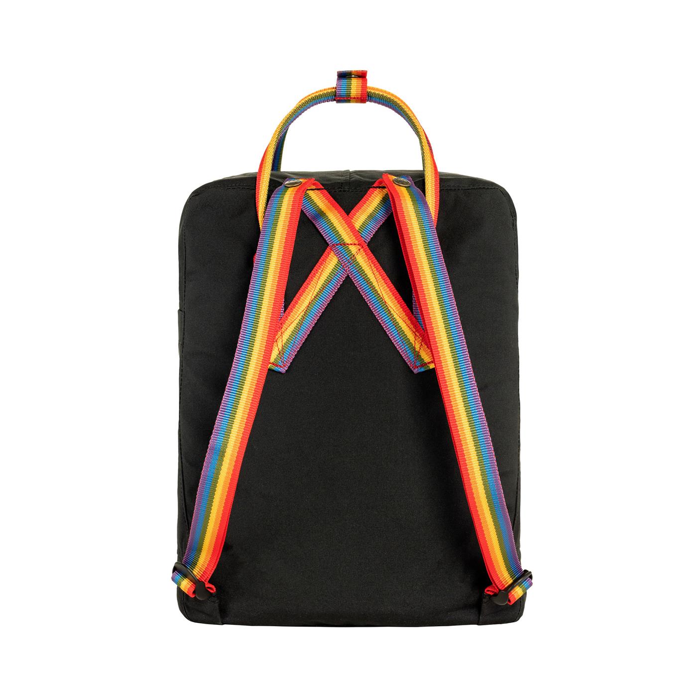 Fjällräven Kanken Rainbow Black/Rainbow Pattern  - 23620-550-907