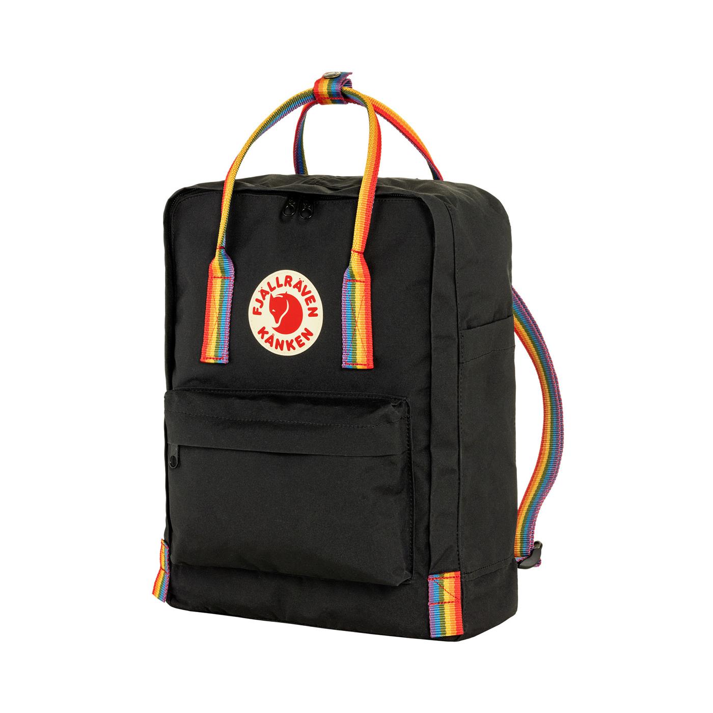 Fjällräven Kanken Rainbow Black/Rainbow Pattern  - 23620-550-907