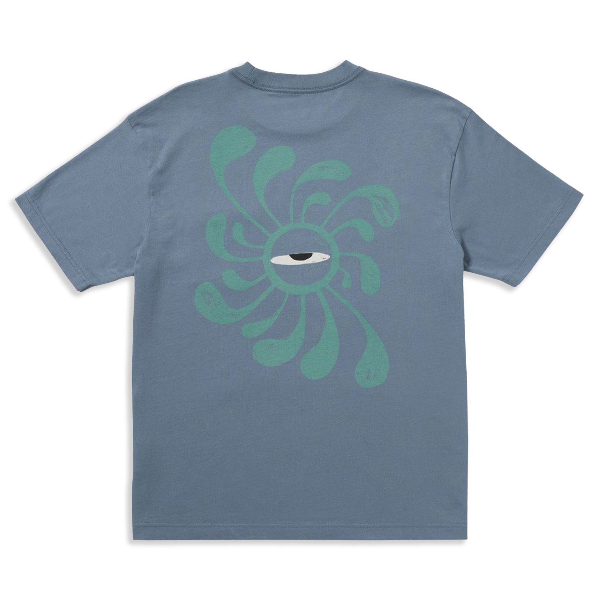 RVCA Lauryn Alvarez Eye Swirl Pocket T-Shirt Vintage Navy  - 23A351557-VNY