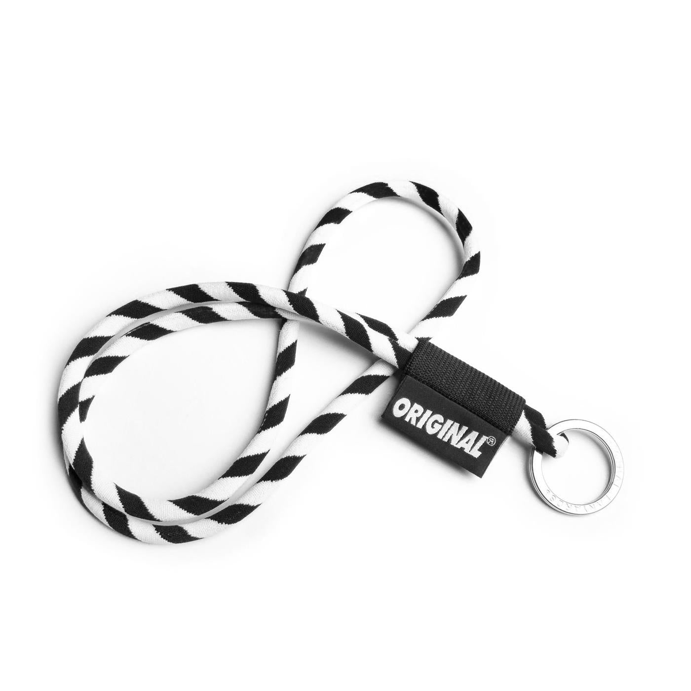 Original Lanyards Classic Tube Long Black/White  - 24411-350