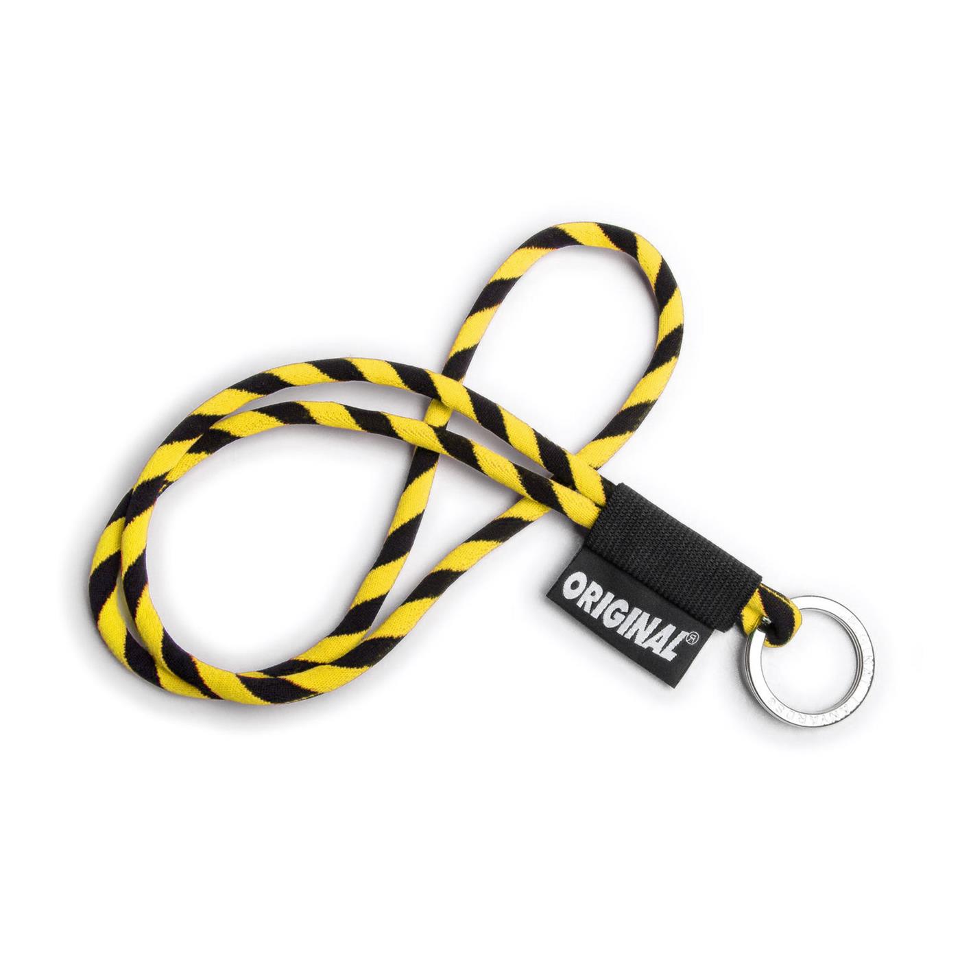 Original Lanyards Classic Tube Long Black/Yellow  - 24411-357