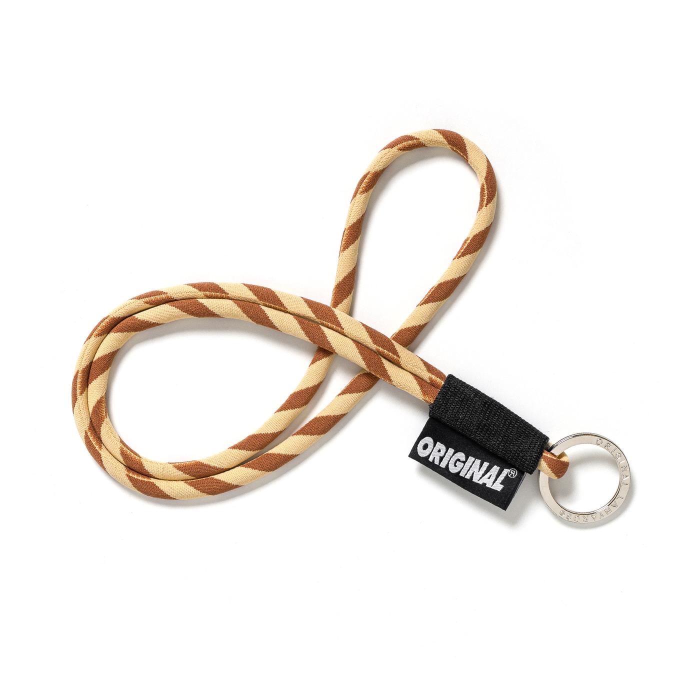 Original Lanyards Classic Tube Long Brown/Beige  - 24411-373