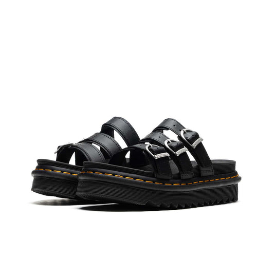 Dr. Martens Blaire Slide Black Hydro Leather  - 25456001