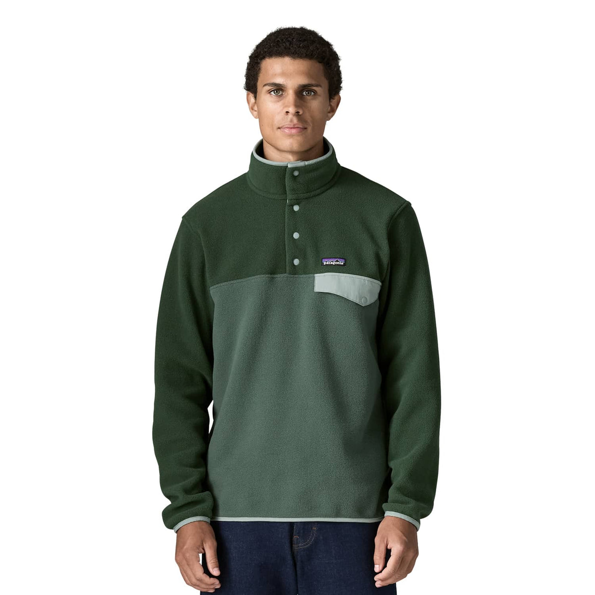 Patagonia Lightweight Synchilla® Snap-T® Fleece Pullover  - 25551-CNGR